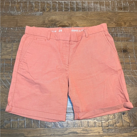 GAP Coral Boyfriend Roll Up Women's Shorts - Picture 7 of 10